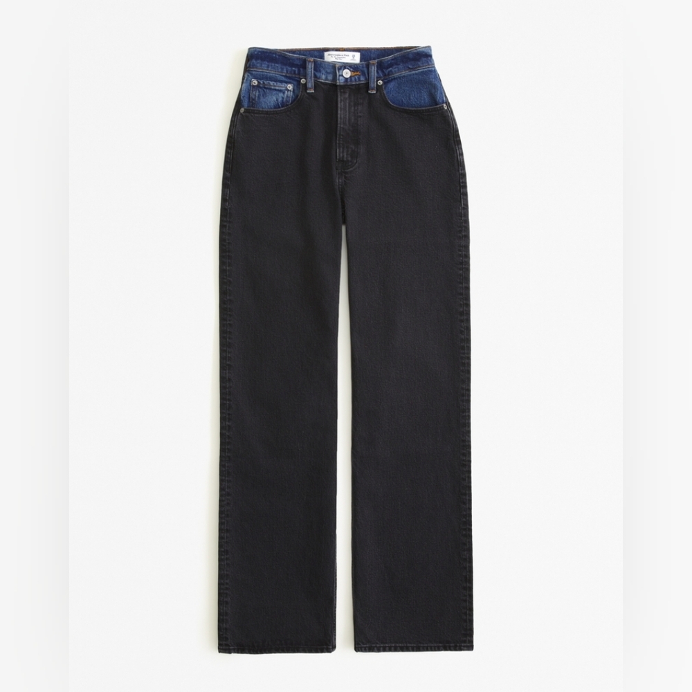 Jeans denim abercrombie & fitch the 90s relaxed jean high rise 27 4L